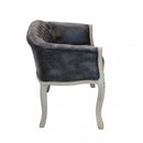 Divano Coleman 107x61x70 h cm in Similpelle Grigio scuro