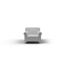 Copridivano Elasticizzato in Poliestere e Cotone Fashionable Grigio Chiaro