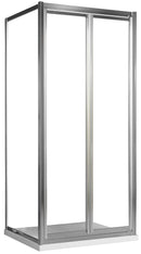 Box Doccia Angolare 2 Ante Battenti in Cristallo Trasparente 4mm H198 Fosterberg Maribo Duo Varie Misure