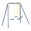 Altalena da Giardino 3 Posti con Cavallina 187x142x182 cm