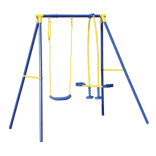 Altalena da Giardino 3 Posti con Cavallina 187x142x182 cm acquista