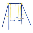 Altalena da Giardino 3 Posti con Cavallina 187x142x182 cm