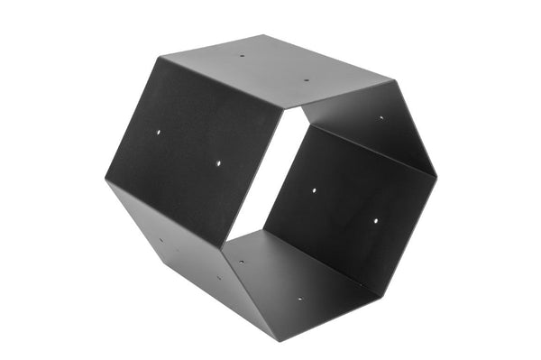 Portalegna per Camino 40x30x35cm in Ferro Verniciato Nero Opaco acquista