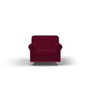 Copridivano Elasticizzato in Poliestere Leslie Bordeaux Varie Misure