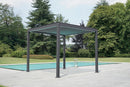 Pergola da Giardino 3x4m in Alluminio Antracite