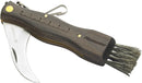 Coltello per Funghi con Lama Curva e Spazzola Alexander
