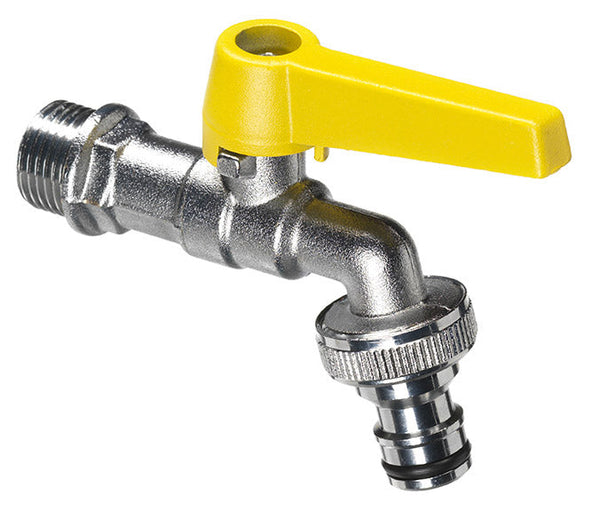 online Rubinetto a Sfera per Fontana da Giardino con Leva Colorata Belfer RUB/028 Giallo