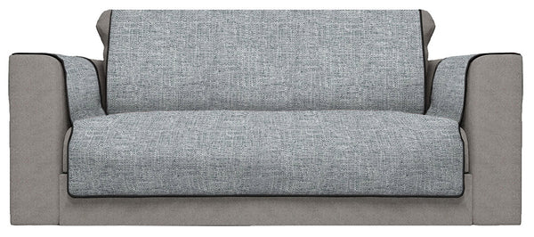 Copridivano con Copri Braccioli in Poliestere Grigio Scuro Varie Misure sconto