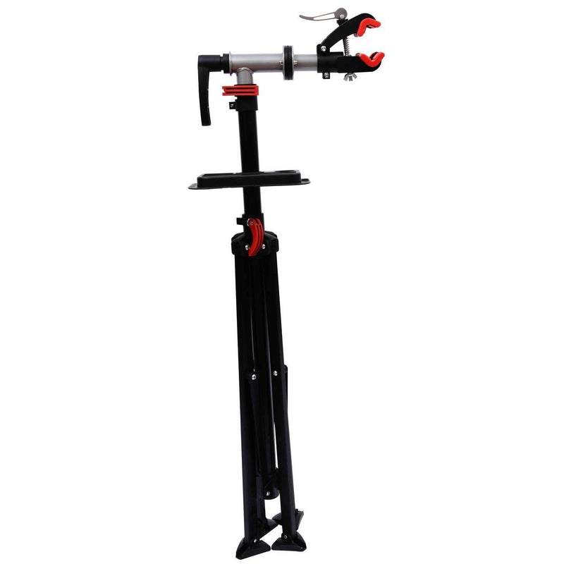 Cavalletto Supporto per Bicicletta Riparazione Bici Pieghevole 75x75x100-160 cm 