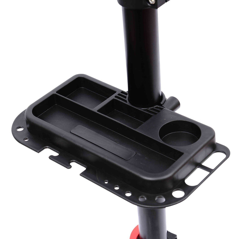 Cavalletto Supporto per Bicicletta Riparazione Bici Pieghevole 75x75x100-160 cm 