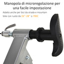 Rullo per Bicicletta a Magnete per Allenamento in Casa Argento 