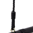 Altalena a Nido da Giardino Rettangolare con Anelli per Bambini Nero 100x76x4 cm 