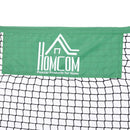 Rete da Calcio con Rimbalzatore per Allenamento in Acciaio 214x100x118 cm 