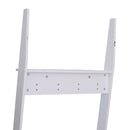 Appendiabiti da Ingresso a 3 Ripiani 4 Ganci in Legno Bianco 67x38.5x196 cm 