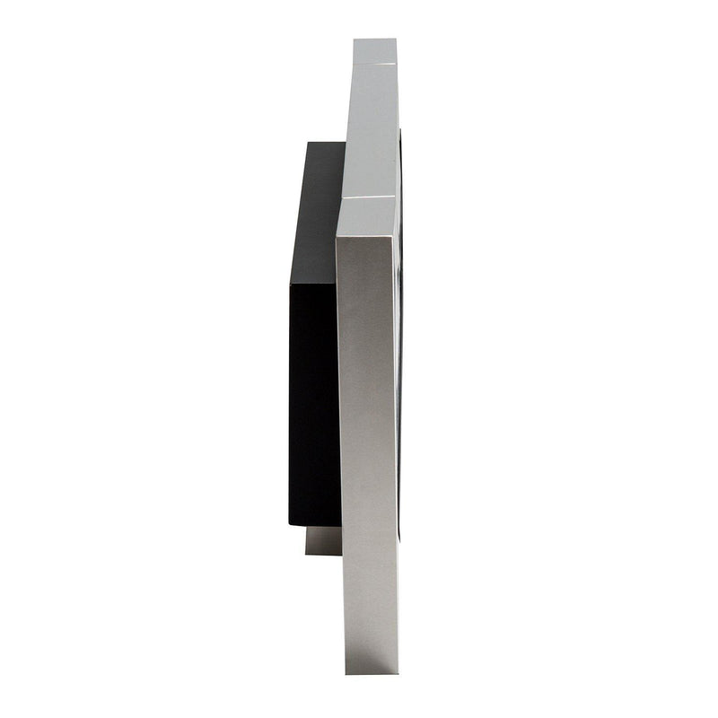 Camino a Bioetanolo da Parete 110x54 cm Argento 