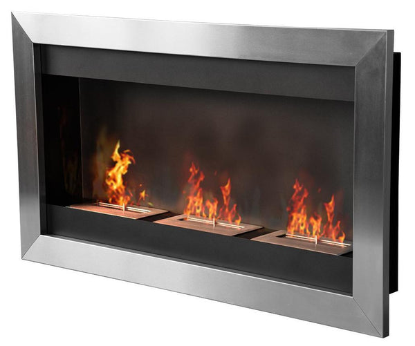 Camino a Bioetanolo da Parete 110x63 cm Inox online