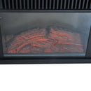 Camino Elettrico da Terra Effetto Fiamma 600W/1200W Nero 