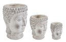 Set 3 Vasi Testa Buddha Seconda Scelta