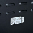 Camino Elettrico da Terra Effetto Fiamma 1800W Bianco 