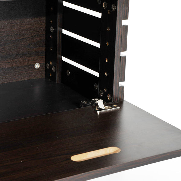 Comodino Modello Pallet in Legno Noce 43x34.5x47 cm prezzo