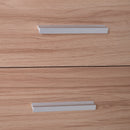 Cassettiera con 4 Cassetti in Legno 72x33.5x67 cm 