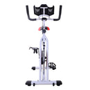 Cyclette Fitness Bianco nero rosso 107x48x100 cm 