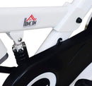 Cyclette per Allenamento Professionale Fitness 105x45x103 cm Bianco 