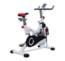 Cyclette per Allenamento Professionale Fitness 105x45x103 cm Bianco 