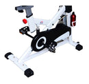Cyclette per Allenamento Professionale Fitness 105x45x103 cm Bianco 