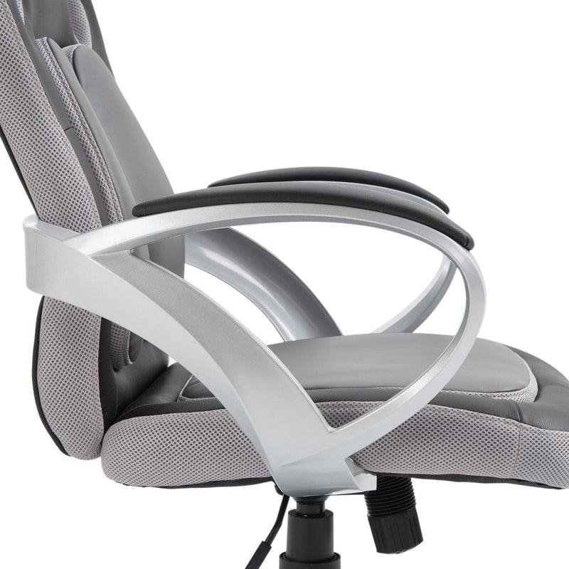 Sedia da Gaming Ergonomica Imbottita 64x71.5x119-129 cm 