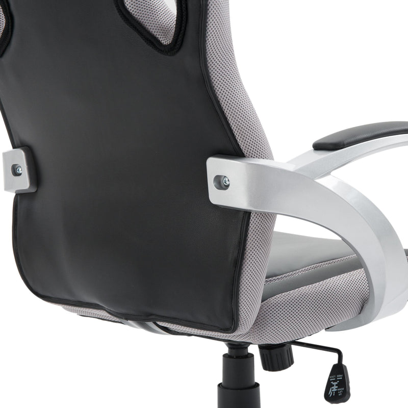 Sedia da Gaming Ergonomica Imbottita 64x71.5x119-129 cm 