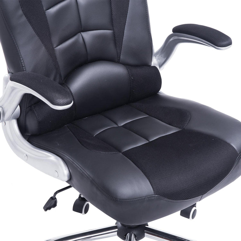 Sedia da Gaming Regolabile e Girevole Nero 