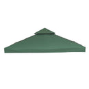 Tetto di Ricambio per Gazebo da Giardino Doppio Tetto 3x3m 