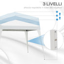 Gazebo Pop-up Impermeabile Bianco 3x3m 