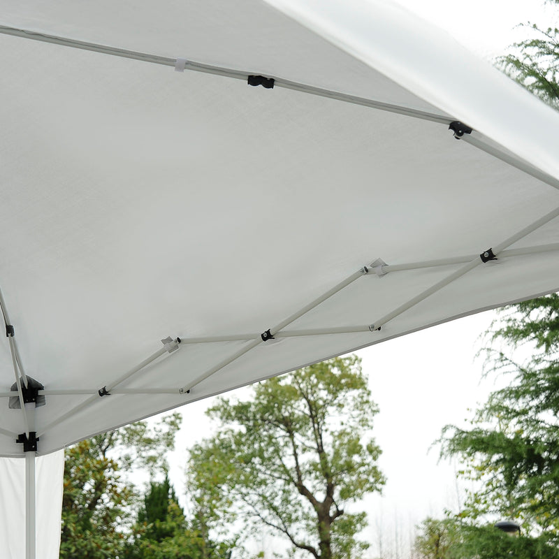 Gazebo Pop-up Impermeabile Bianco 3x3m 