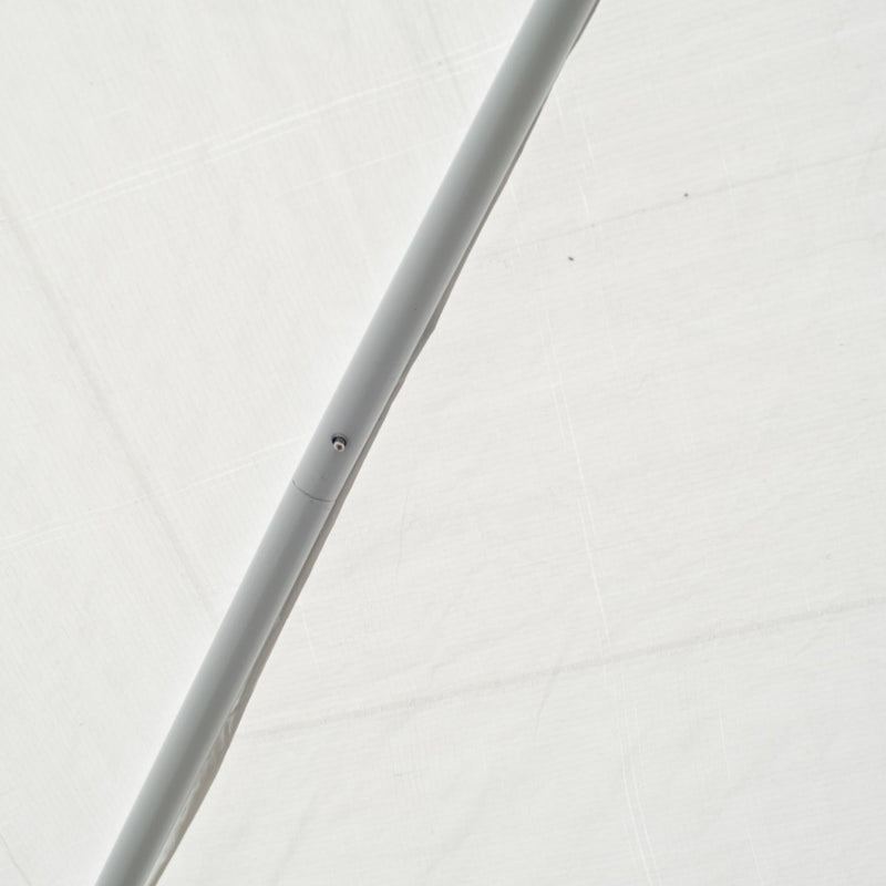 Tendostruttura Impermeabile 3x6m in Acciaio e PE con Pannelli Bianco 