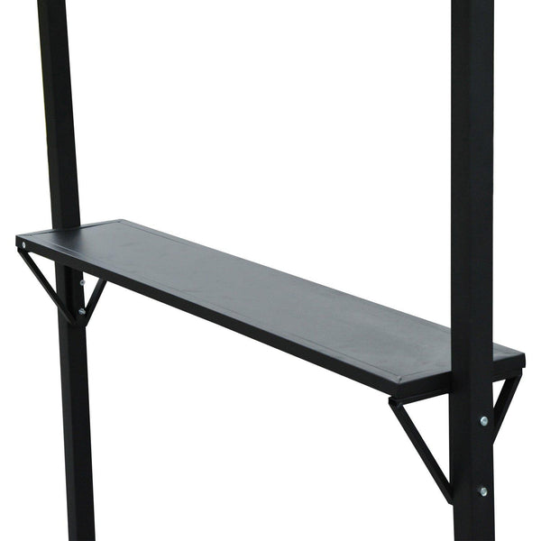 Gazebo Espandibile con Doppio Tetto in Poliestere Caffè 2.5x1.5m online