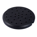 2 Colonnine Tendinastro di 2m in Acciaio Inox Nero Ø32x90 cm 