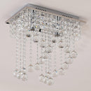 Lampadario a Sospensione Moderno in Cristallo 40x25x40 cm 