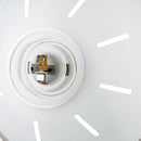 Plafoniera con 3 Faretti LED da Soffitto Orientabili in Metallo Cromato Nero Ø13x16x55 cm 