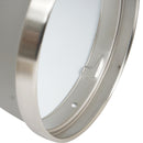 Plafoniera con 3 Faretti LED da Soffitto Orientabili in Metallo Cromato Grigio Ø13x16x55 cm 