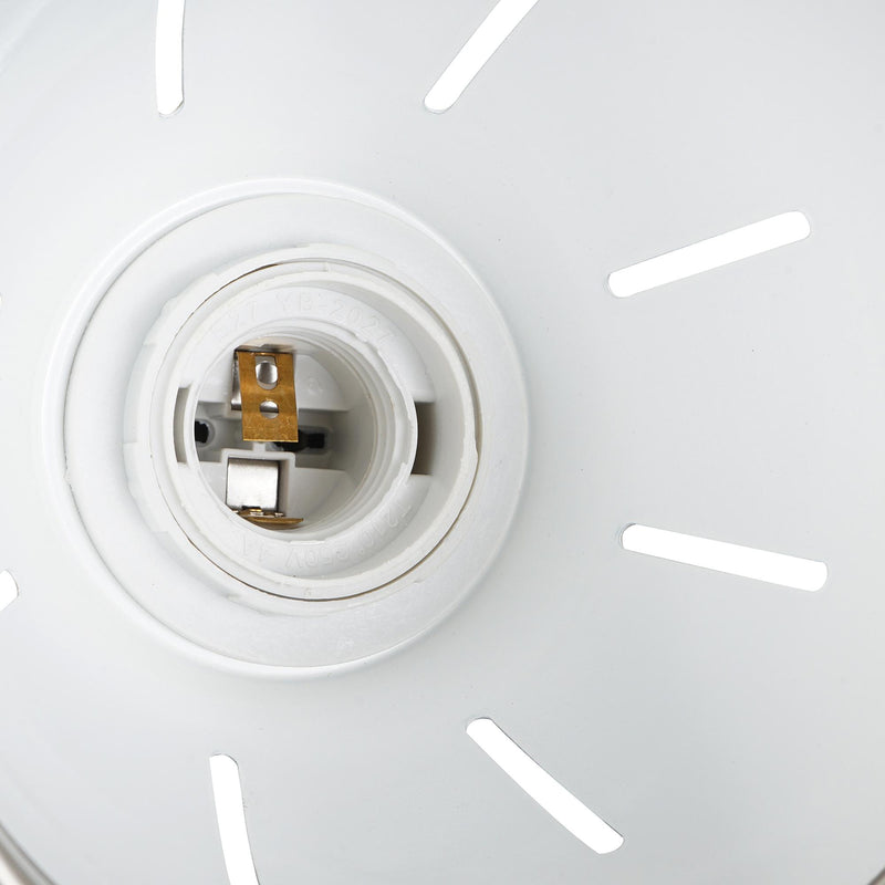 Plafoniera con 4 Faretti LED da Soffitto Orientabili in Metallo Cromato Nero Ø13x16x72 cm 