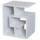 Libreria a 3 livelli in Legno Bianco 45x40x55 cm 