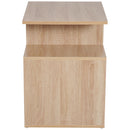 Libreria a 3 livelli in Legno Rovere 45x40x55 cm 