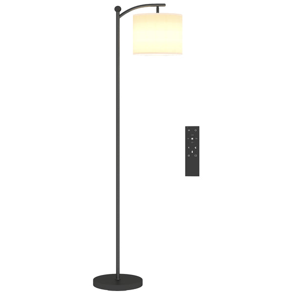 Lampada da Terra LED Dimmerabile con 5 Modalità Preimpostate 54,3x30,6x159,6 cm con Telecomando e Timer 60 Minuti in Metallo Nero prezzo