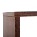 Libreria da Parete in Legno Noce 80x30x145 cm 