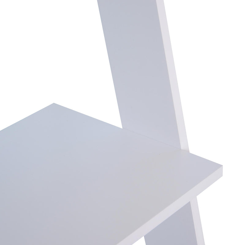 Libreria 5 Ripiani Aperti Design Moderno in Legno Bianco 50x40x195 cm 