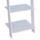 Libreria 5 Ripiani Aperti Design Moderno in Legno Bianco 50x40x195 cm 