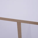 Libreria a 6 Scomparti Aperti con Rotelle in Legno Bianco 120x30x80 cm 