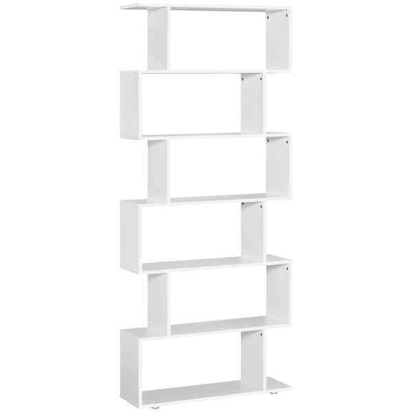 Libreria di Design Mobili Ufficio Scaffale in Legno 80x24x191 cm Bianco online